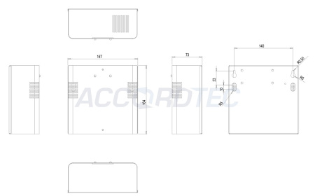 ББП-30NR Блок бесперебойного питания ACCORDTEC, 12 В, 3 A